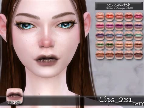 Lips 231 By Tatygagg At Tsr Sims 4 Updates