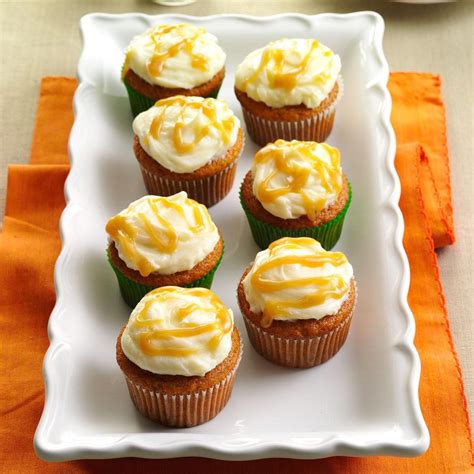 Autumn Pumpkin Cupcakes Recipe Taste Of Home