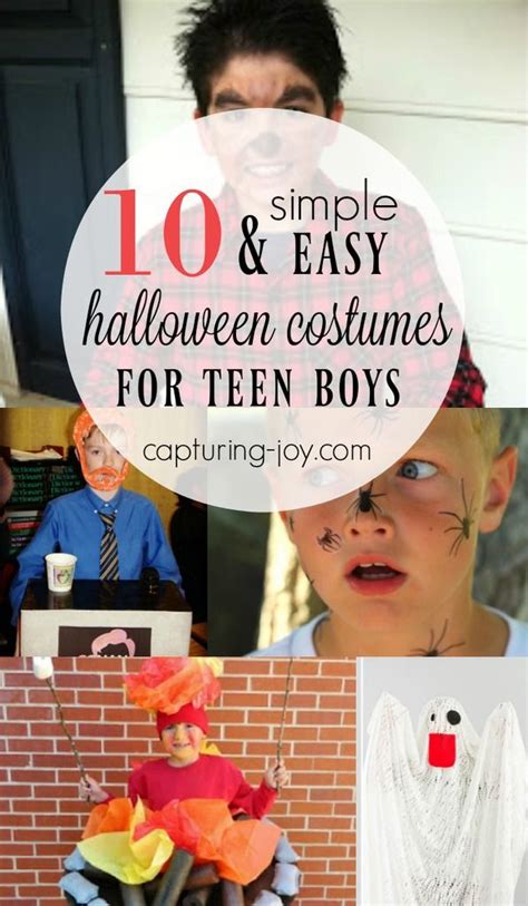 So Easy Teen Boy Halloween Costumes Last Minute Ideas Artofit