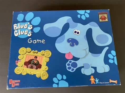 Vintage Blues Clues University Games 1998 100 Complete Board Game 10
