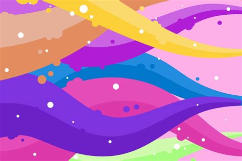 Color Abstract Cartoon Background Or Children Playground Banner Design