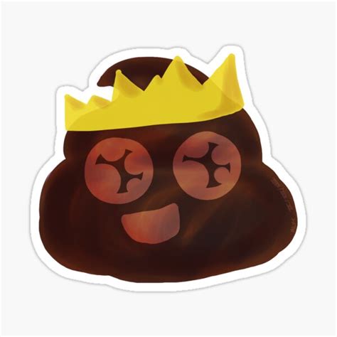 Poop Emoticon Stickers Redbubble