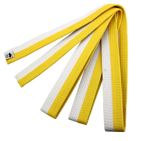 Sporty Rank Hapkido Taekwondo Belt Judo Karate Band Yellow White