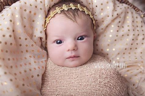 Gold Headband Beige Headband Infant Headbands Baby Etsy Gold