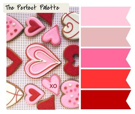 Happy Valentines Day A Palette Of Reds Pinks Valentine Coloring