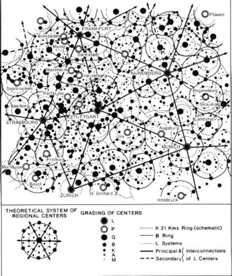 Central Place Theory Locational Theory By Walter Christaller 1933