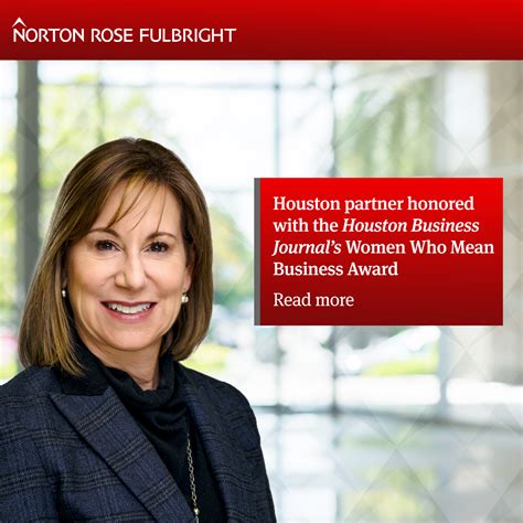 Houston Partner Honored With The Houston Business Journals Women Who