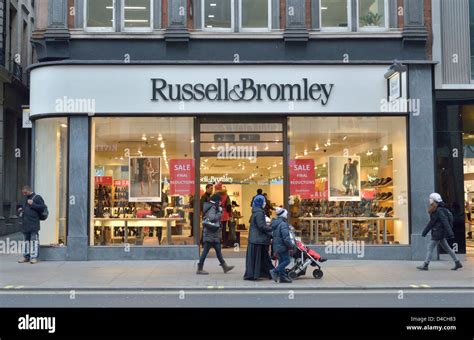 Russell And Bromley Shoe Shop In Oxford Street London Uk Stock Photo