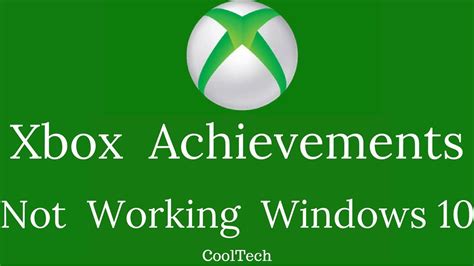 Xbox Achievements Not Working In Windows 10 Fix Youtube