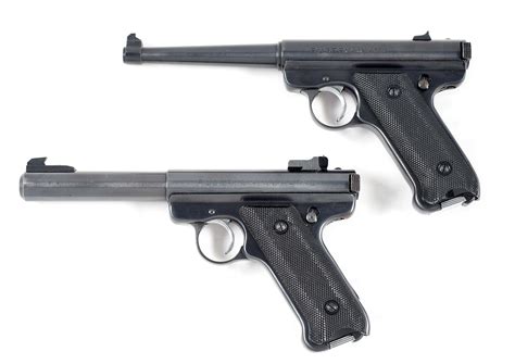 M Lot Of 2 Ruger Standard Model And Mark I Semi Automatic Pistols