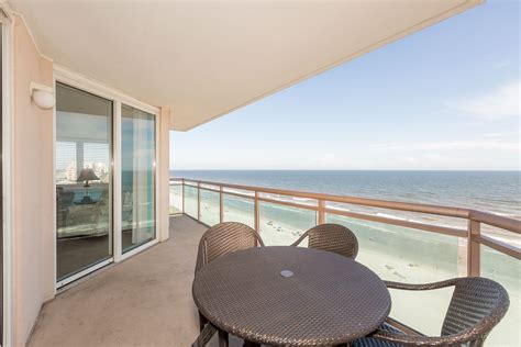 Oceanfront balcony view at Bahama Sands Luxury Condos | Luxury condo