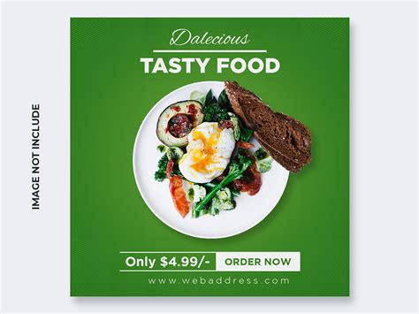 Food Banner Template Uplabs