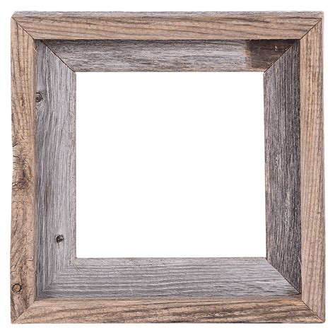 8x8 Picture Frames Reclaimed Barn Wood Open Frame No Glass Or Back