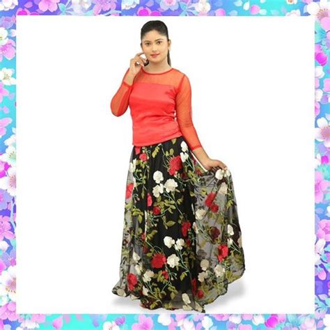 New Skirt And Blouse Designs In Sri Lanka