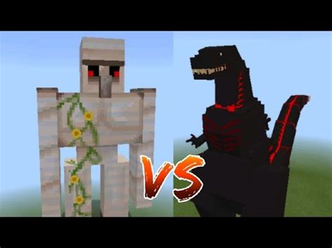 Ultima Iron Golem Titan Vs Shin Godzilla Minecraft Addons Youtube