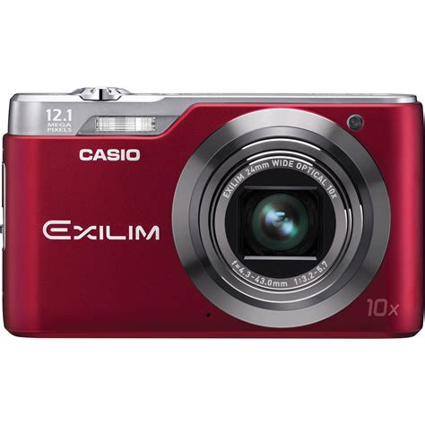 Casio Exilim Ex H5 Digital Camera Red Ex H5rd Bandh Photo Video