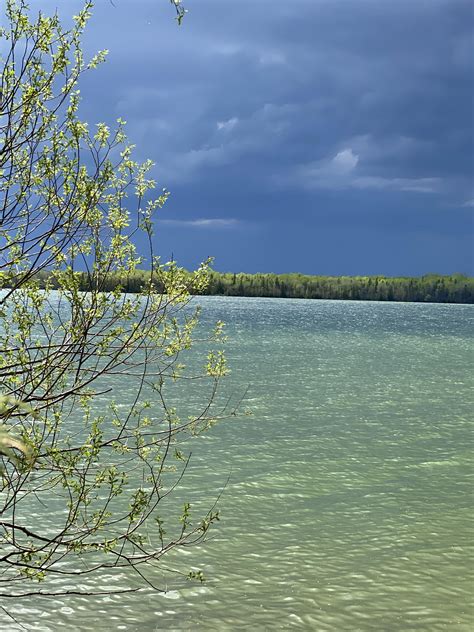 Grand Lake In Presque Isle Before The Storm Rmichigan