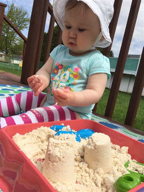 Taste Safe Cloud Dough For Baby Sensory Play Life As Mama Bear Baby