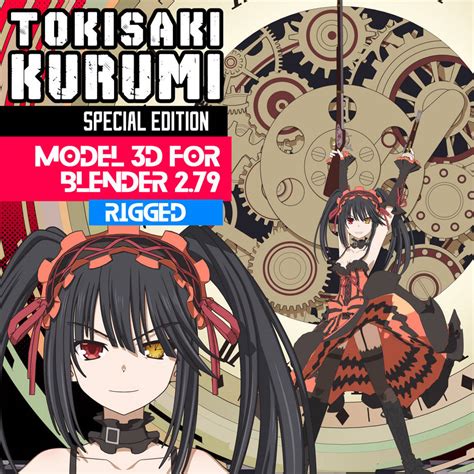 Kurumi Tokisaki Date A Live Model 3d By Gilsonanimes On Deviantart
