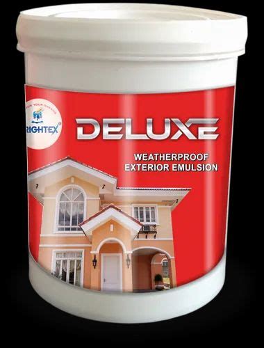 Brightex Deluxe Weatherproof Exterior Emulsion Paint 20 Litre At Rs