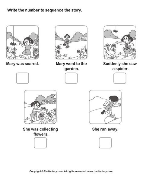 Picture Sequencing Worksheets