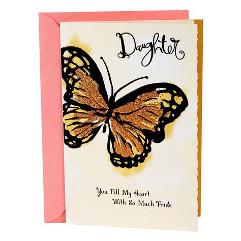 Hallmark Mahogany Mothers Day Greeting Card For Daughter Butterfly