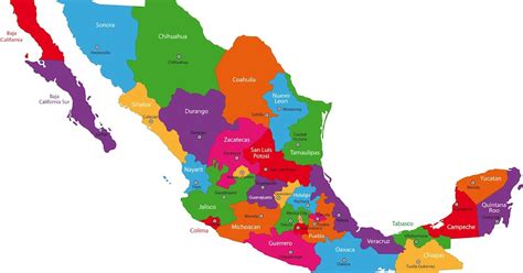 Centros Recreativos De MÉxco Mapa De La República Mexicana