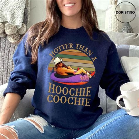 Hotter Than A Hoochie Coochie Vintage Retro Limited Edition T Shirt
