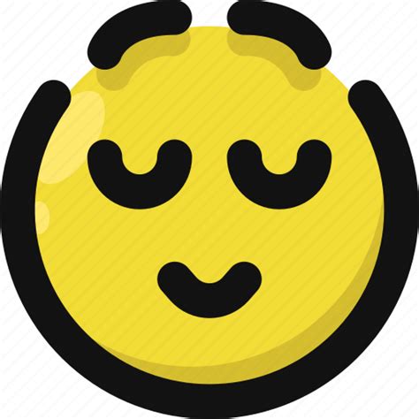 Emoji Emoticon Feelings Pleased Relieved Satisfied Smileys Icon