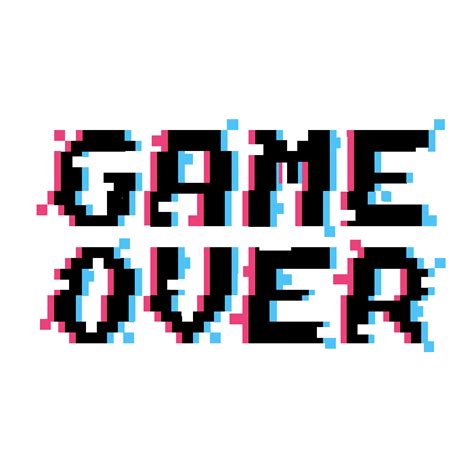 Pixilart Game Over By Crazyklala