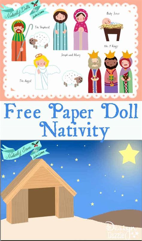Nativity Craft Printable Web Nativity Crafts For Christmas