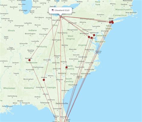 Flights from Cleveland to Fort Myers, CLE to RSW - Flight Routes