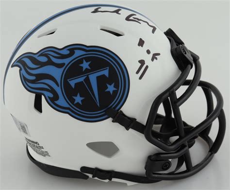 Earl Campbell Signed Titans Lunar Eclipse Alternate Speed Mini Helmet