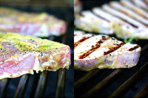 Grilled Tuna Steaks With Lemon Garlic And Rosemary Glaze Olive This