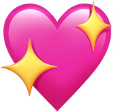 Since the current ios version is ios 11, your iphone or ipad should support emoji use. pink heart love iphone stickers emojisticker emoticon...