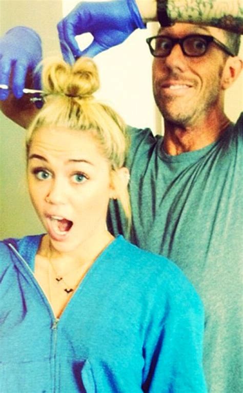 The Big Chop From Miley Cyrus Best Twitpics E News