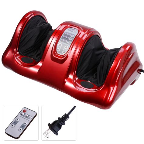 Shiatsu Home Foot Massager Machine With Switchable Kneading Rolling Massage Red Ebay