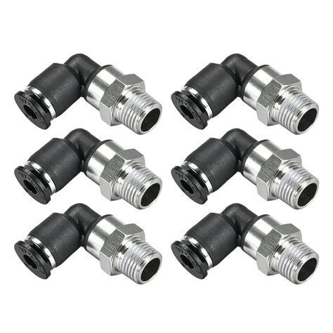 Push To Connect Tube Fitting Male Elbow4mm Tube Od X 18 Npt Thread