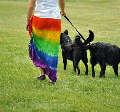 Lesbian Female And Dogs Photograph By Oscar Williams