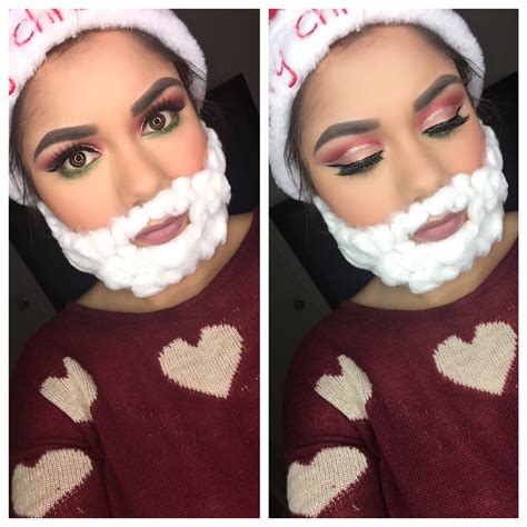 Santa Claus Makeup Makeup Costume Makeup Christmas Makeup