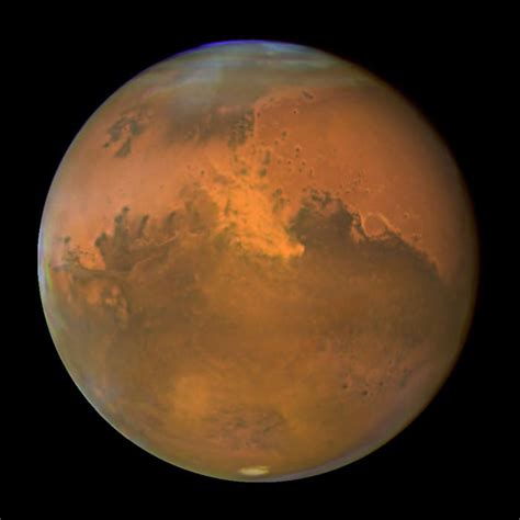 Hubble View Of Mars Image Credit Hubble