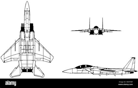 F 15 Eagle Dibujo Fotografía De Stock Alamy