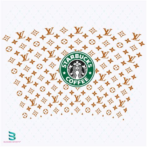 Louis Vuitton Starbuck Wrap Svg Louis Vuitoon Svg Starbuck Inspire