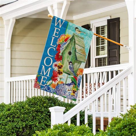 Dolopl Welcome House Flag 28x40 Inch Double Sided