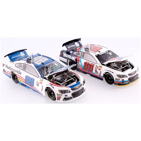 Lot Of 2 Dale Earnhardt Jr 124 Die Cast Cars With 1 Signed 88