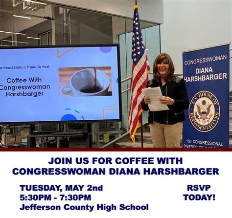 Rep Diana Harshbarger To Host Coffee With Your Congresswoman Event