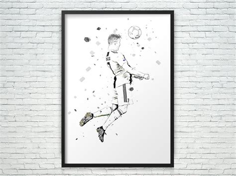 Cristiano Ronaldo Juventus Pixel Art Canvas Print Ph