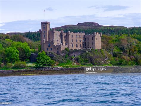Dunvegan Castle On The Isle Of Skye Highlands Scotland High Res Stock