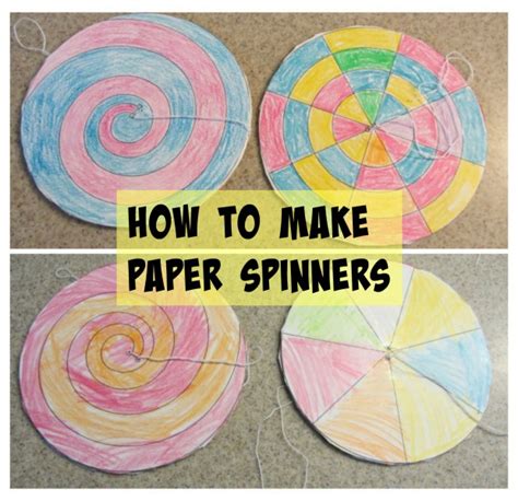 Controlling Craziness Diy Paper Spinners