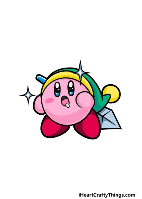 Kirby Drawing How To Draw Kirby Step By Step